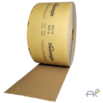 Наждачка SUN 060 рулон желтая